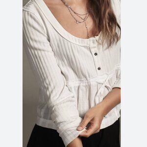 Pilcro White Long Sleeve - Size L